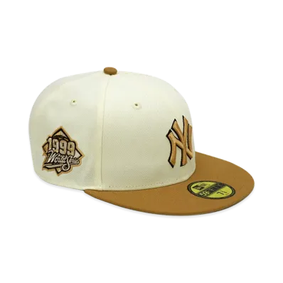 NEW ERA x THE CAP 59Fifty Soft Tropics New York Yankees "Chrome White/Wheat"