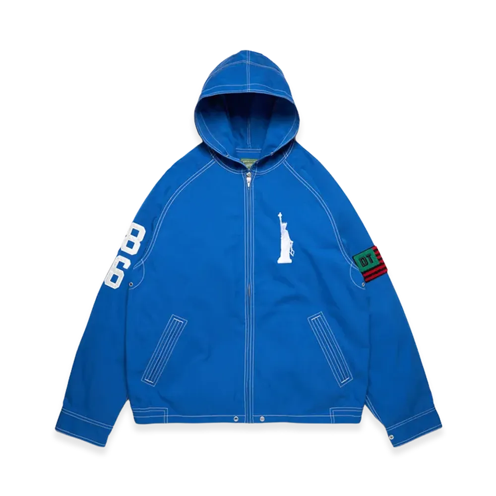 DENIM TEARS Libertas Zip Jacket "Blue"