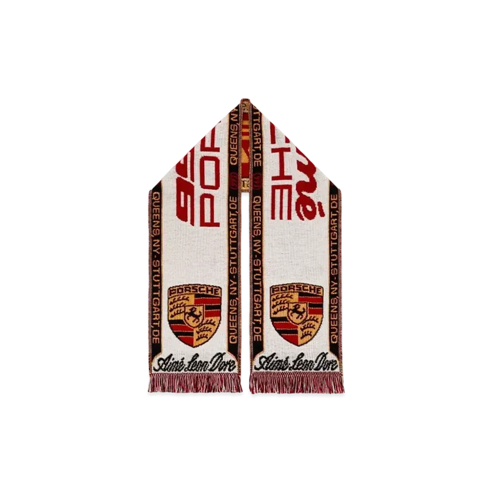 Aime Leon Dore x Porsche 993 Turbo Wool Souvenir Scarf "Multi"