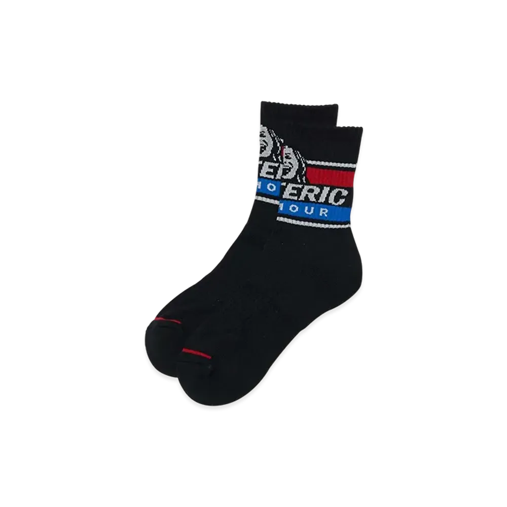 HYSTERIC GLAMOUR Make Me Smile Skater Socks "Black"