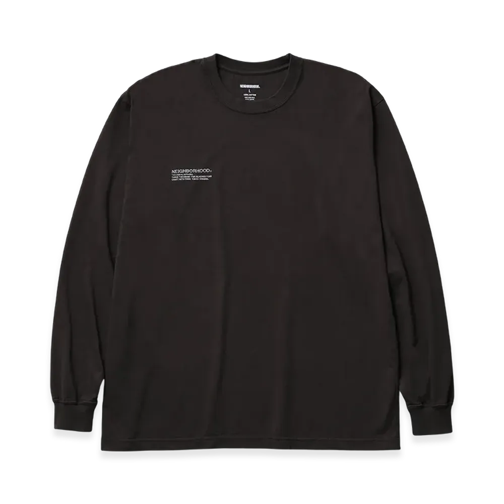 NEIGHBORHOOD NH. Tee LS-12 "Brown"