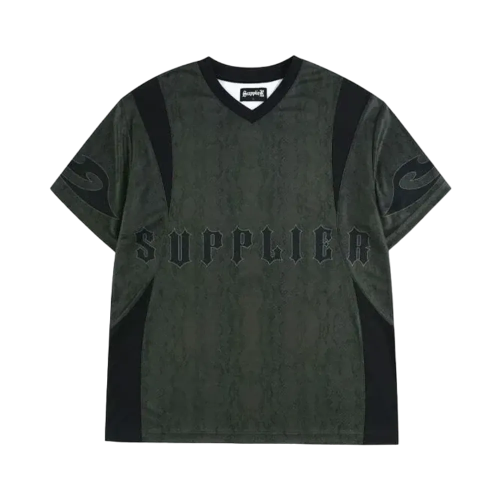 SUPPLIER Python Pattern Game Shirts "Black"
