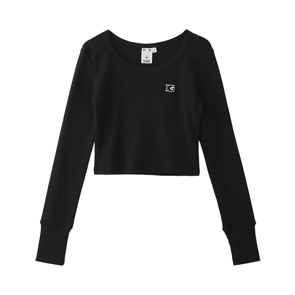 X-Girl Thermal Compact L/S Top "Black"