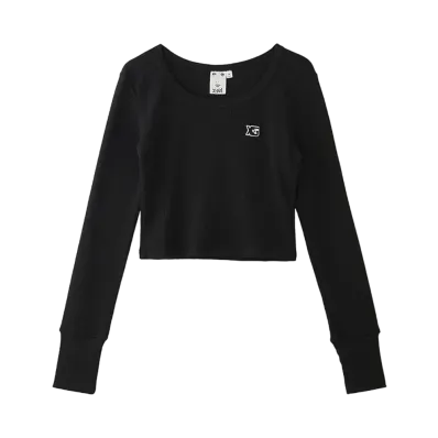 X-Girl Thermal Compact L/S Top "Black"
