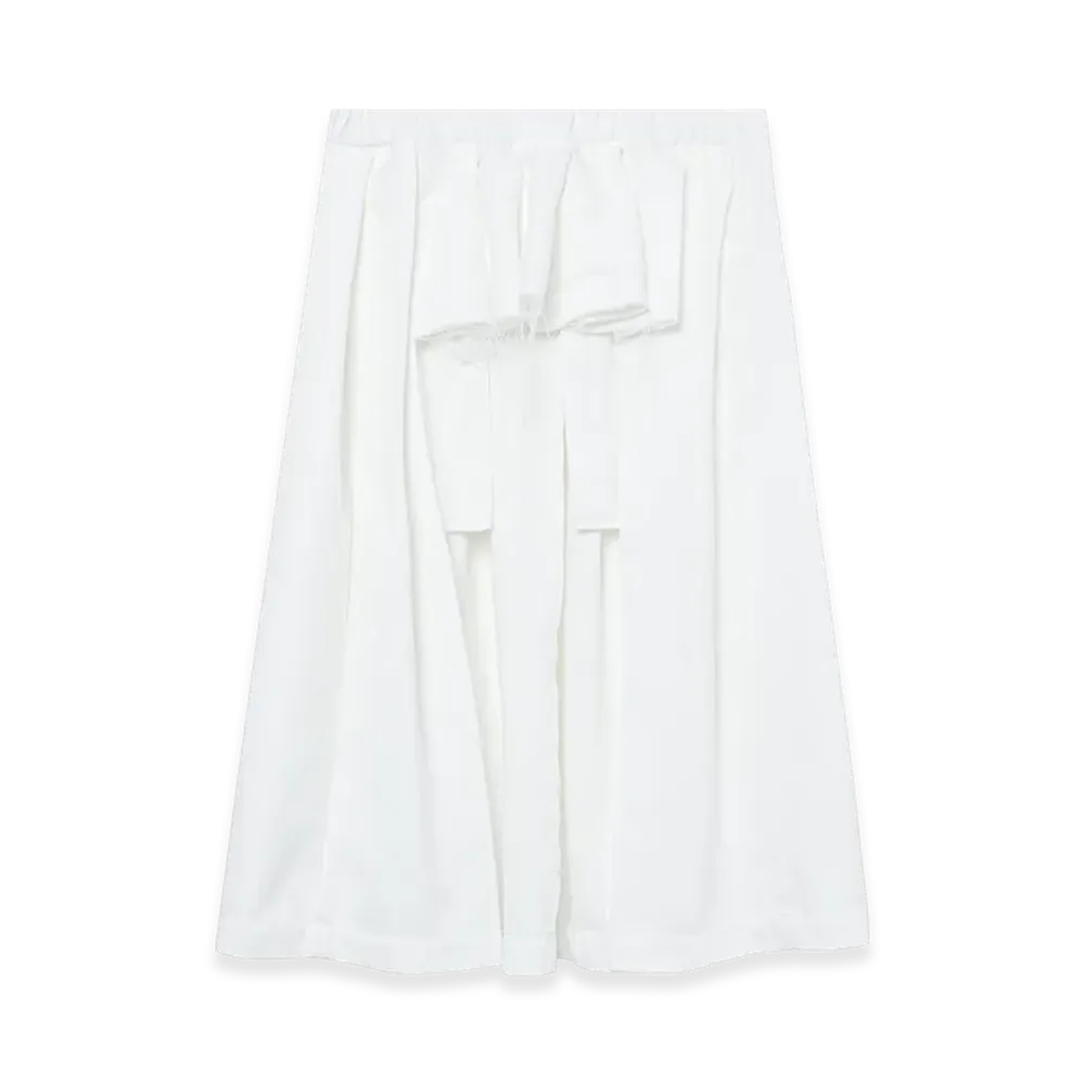 BLACK COMME des GARCONS Ruffle Pleated Skirt "Black"