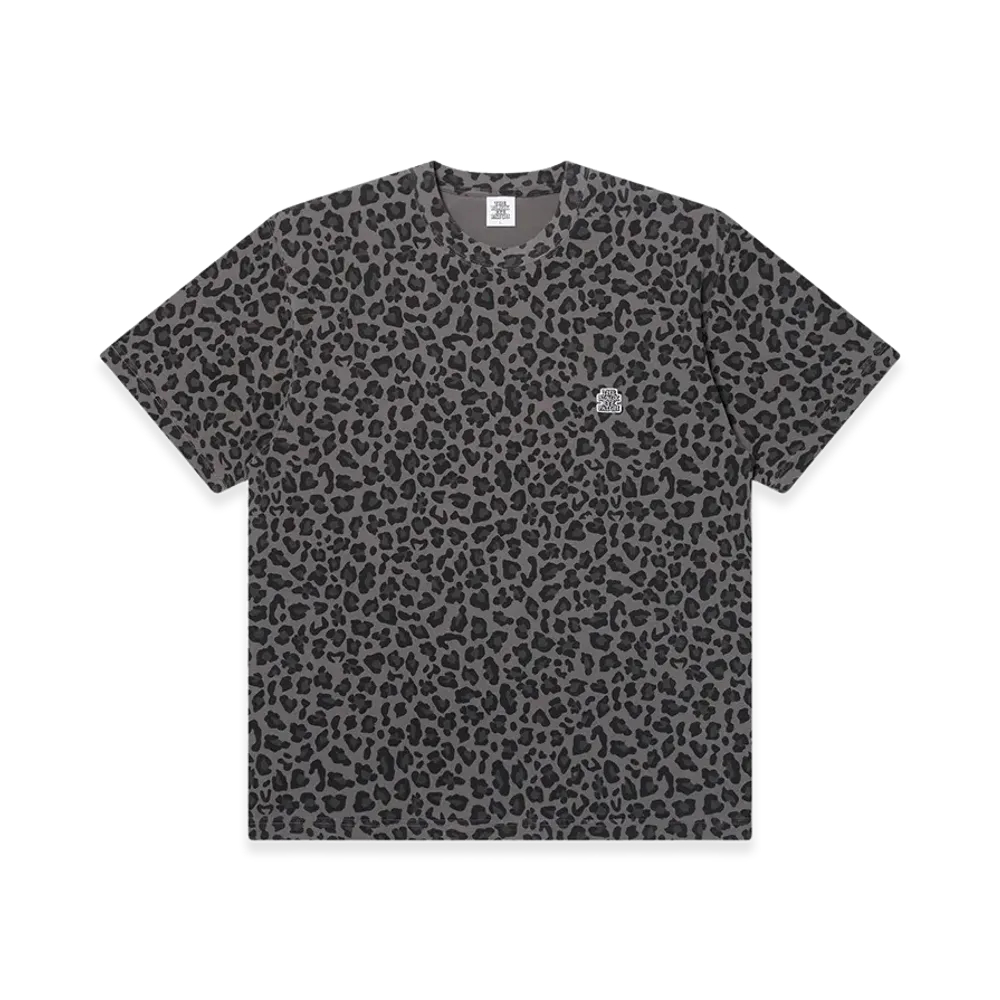 BlackEyePatch Leopard Patterned Small OG Tee "Black"