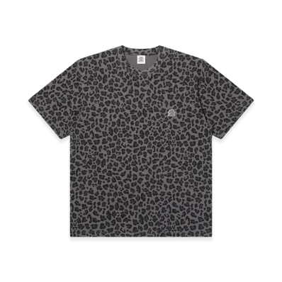 BlackEyePatch Leopard Patterned Small OG Tee "Black"