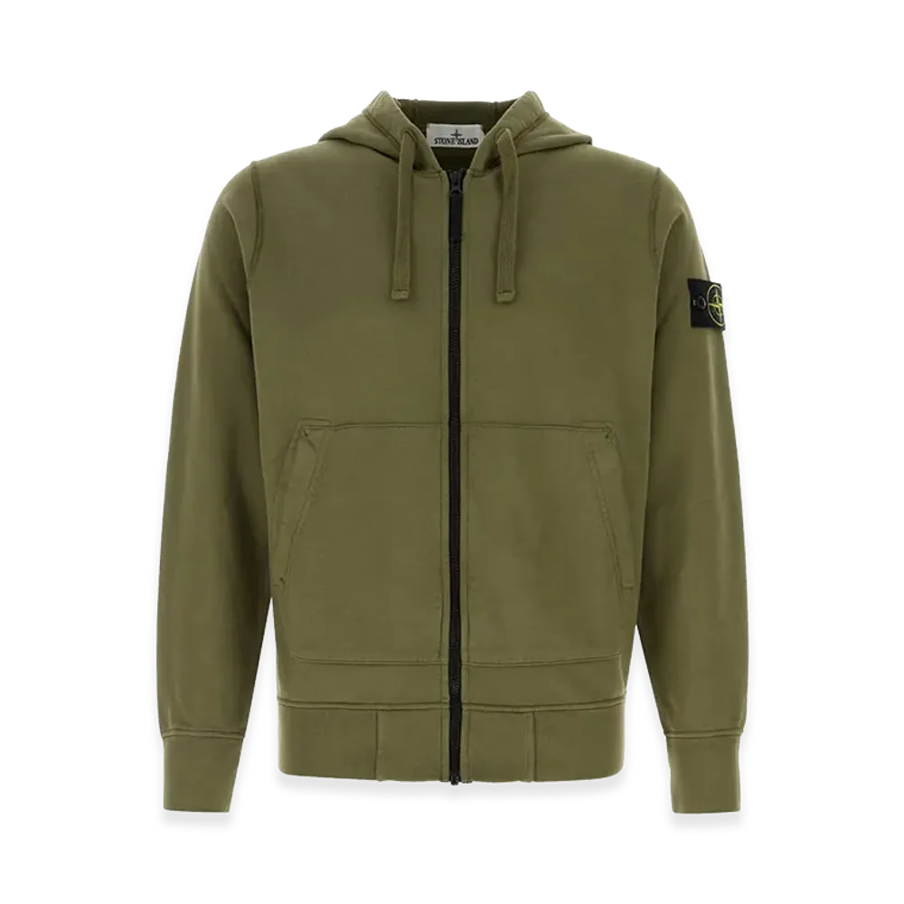 Stone Island Cotton Sweatshirt "Army Green"