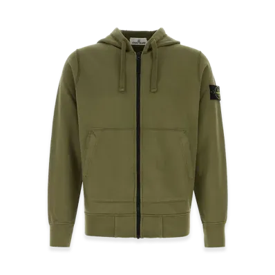 Stone Island Cotton Sweatshirt "Army Green"