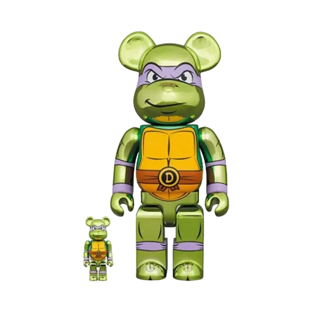 Bearbrick Donatello Chrome Ver. 100% & 400%