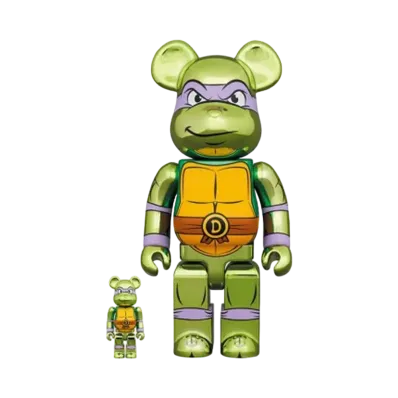 Bearbrick Donatello Chrome Ver. 100% & 400%