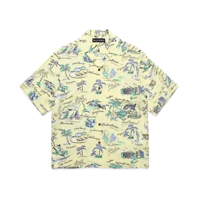 WACKO MARIA Hawaiian Shirt "Yellow"