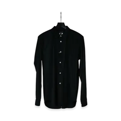 COMME des GARCONS HOMME PLUS Polyester Suede Shirt "Black"