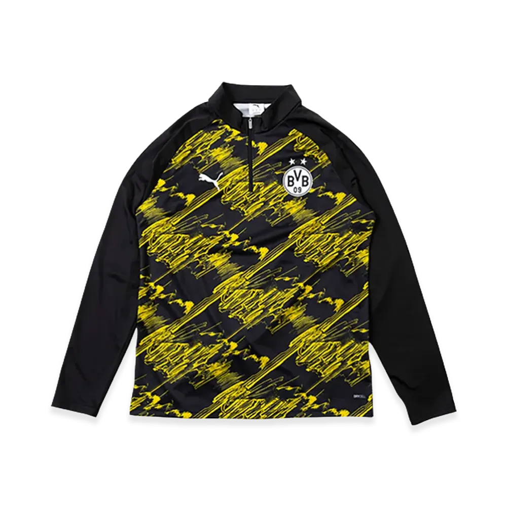 PUMA 25-26 Dortmund Prematch Quarter-Zip Top "Puma Black"