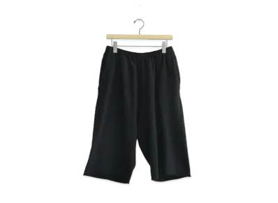 COMOLI LW Cotton French Terry Shorts "Black"