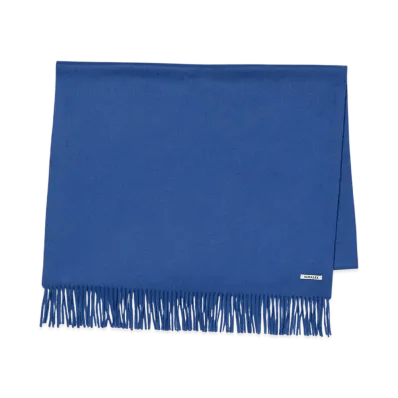 AURALEE Baby Cashmere Wide Stole "Royal Blue"