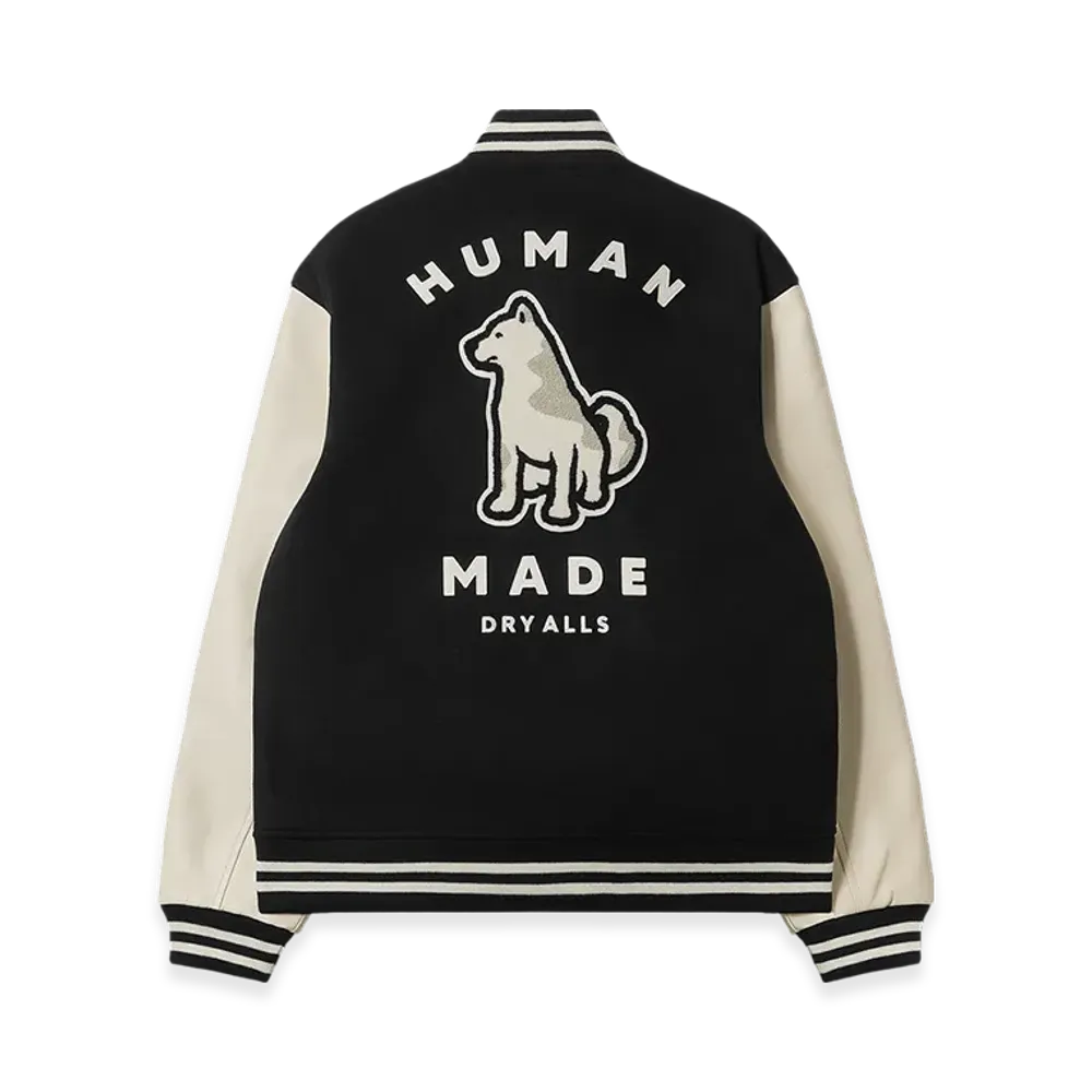 HUMAN MADE Graphic Varsity Jacket Seoul Store Exclusive "Black"