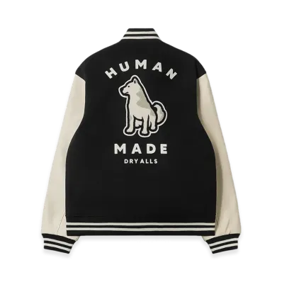 HUMAN MADE Graphic Varsity Jacket Seoul Store Exclusive "Black"