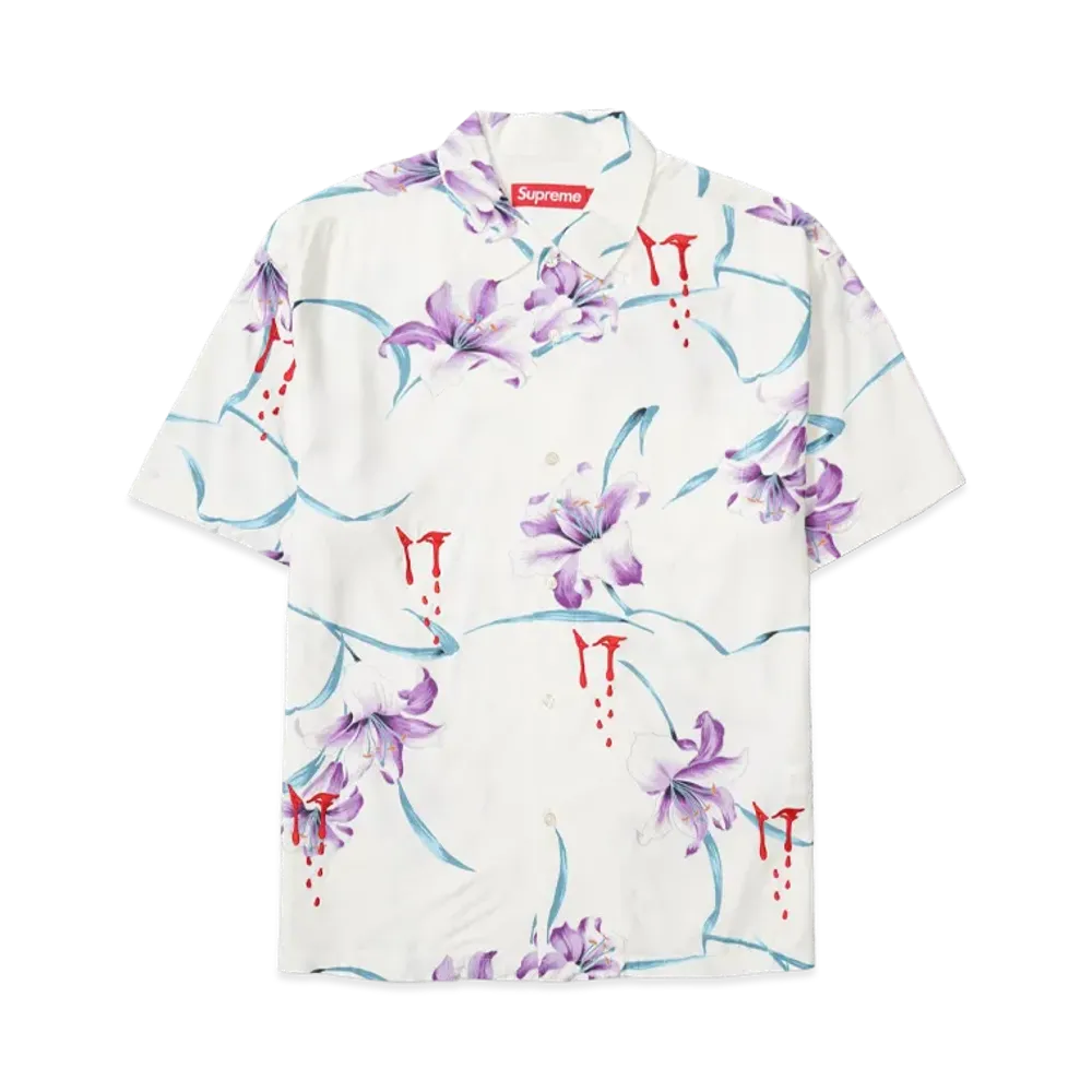 Supreme AOI Lilies S/S Shirt "White"