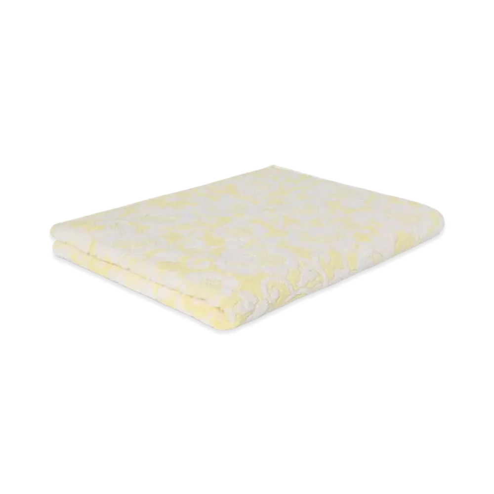 The Row Women's Large Flower Cotton Towel "Pastel Yellow"