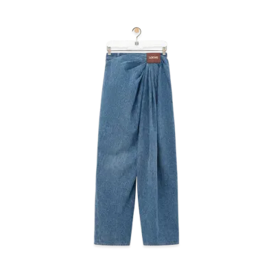 LOEWE Draped Jeans "Indigo Blue"