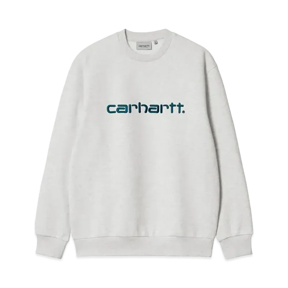 Carhartt WIP Carhartt Sweat "Ash Heather/Duck Blue"
