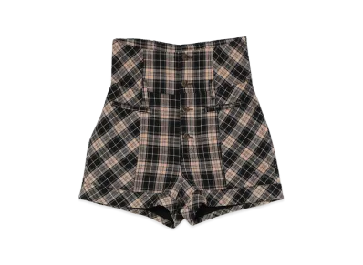 ANDMARY Women's High Waist Check Pants "Black"