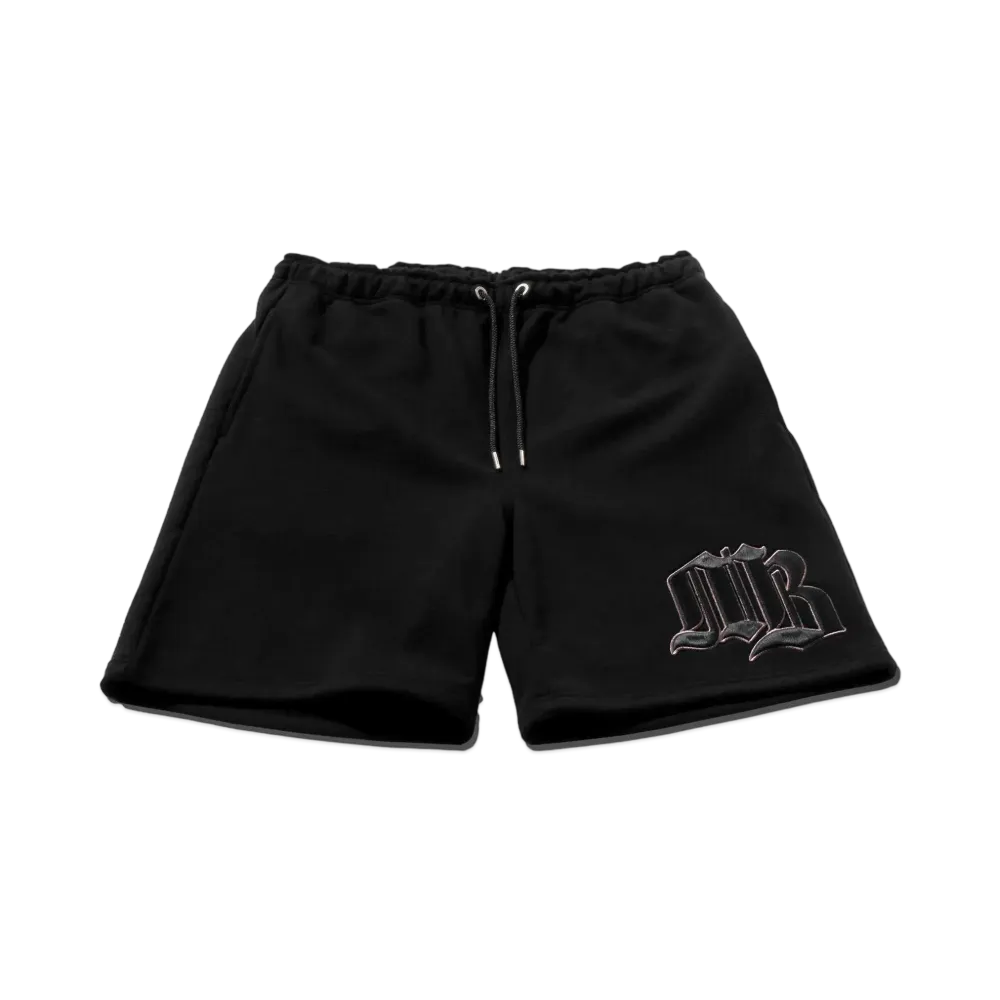 A BATHING APE x mastermind JAPAN Logo Regular Fit Sweat Shorts "Black"