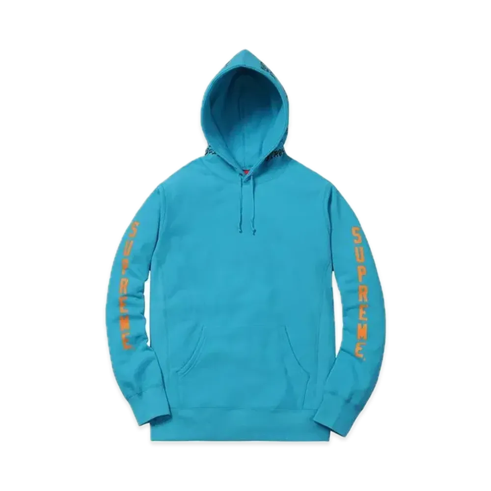 Supreme x THRASHER Boyfriend Hooded Sweatshirt "Teal"