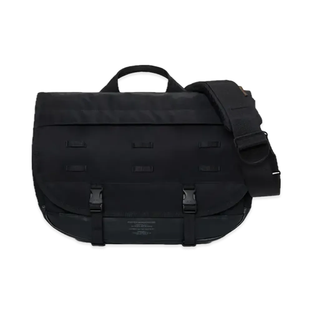 PORTER / MONOCHROME Messenger Bag "Onyx Black"