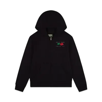 DENIM TEARS America Sportswear Zip Hoodie "Black"