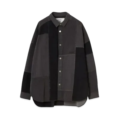 AMBUSH Patchwork Denim Shirt "Black"
