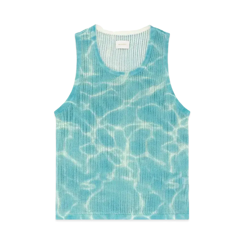 Aime Leon Dore Mesh Knit Tank "Blue"