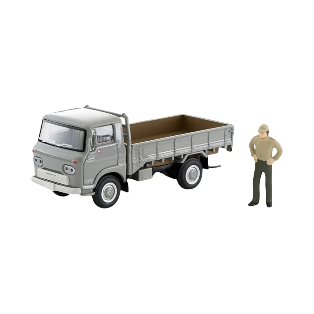TOMYTEC "TOMICA LIMITED VINTAGE" 1/64 LV-191a Isuzu Elf High Floor Loading Platform 66 Year (Gray)
