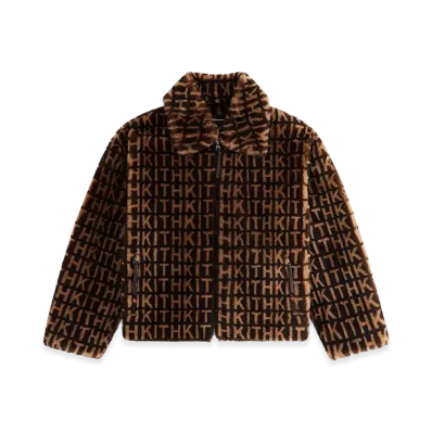 Kith Women Waylon II Shearling Monogram Jacket "Legacy"