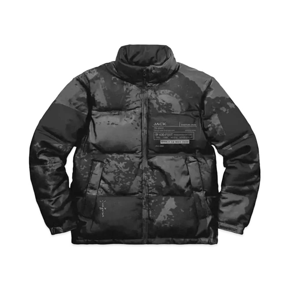 Travis Scott Cactus Jack System Reflective Down Puffer "Black"