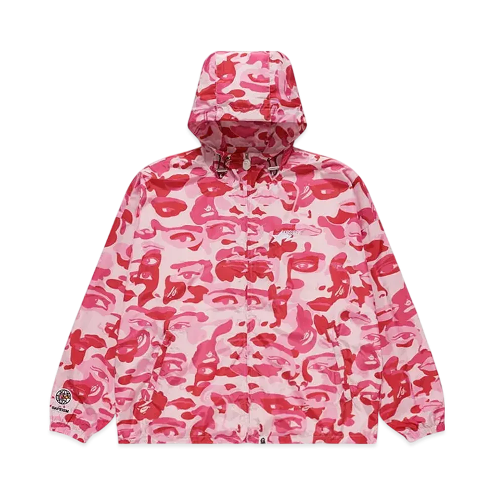 A BATHING APE Bape x Kidsuper Camo Lightweight Jacket "Pink"