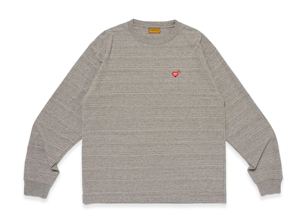 HUMAN MADE Graphic L/S T-Shirt "Gray"
