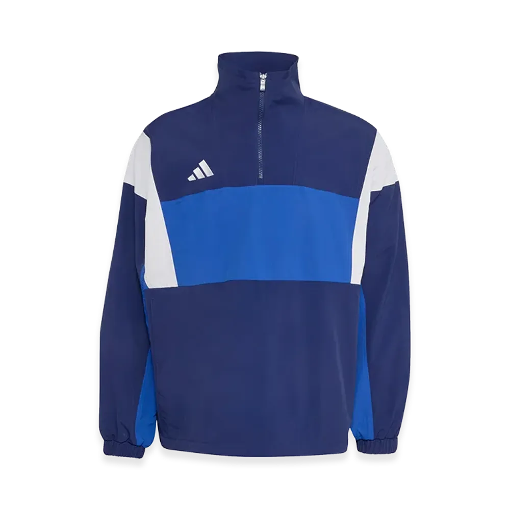 adidas Stadium Colorblock Half Zip Track Jacket "Dark Blue"