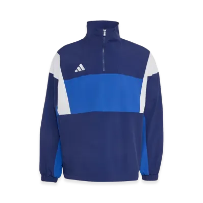 adidas Stadium Colorblock Half Zip Track Jacket "Dark Blue"
