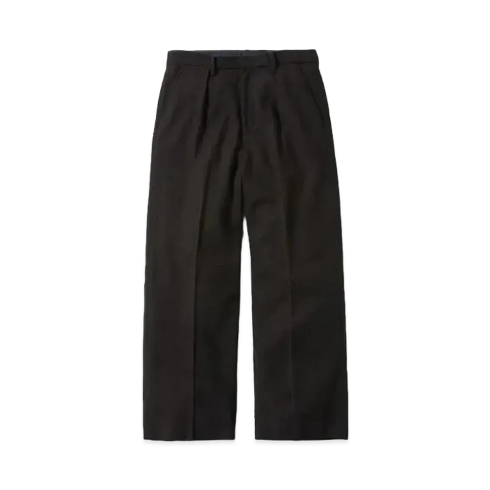 hyakki Herringbone Pants "Brown"