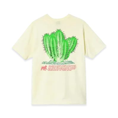 Stussy Desert Bloom Tee "Pale Yellow"