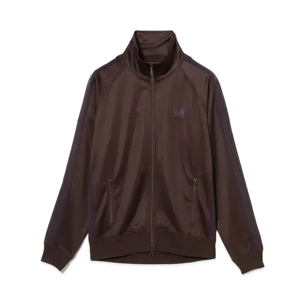 Needles Track Jacket Poly Smooth "B-Dk.Brown"