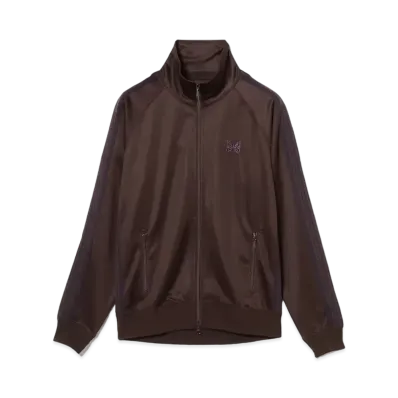 Needles Track Jacket Poly Smooth "B-Dk.Brown"