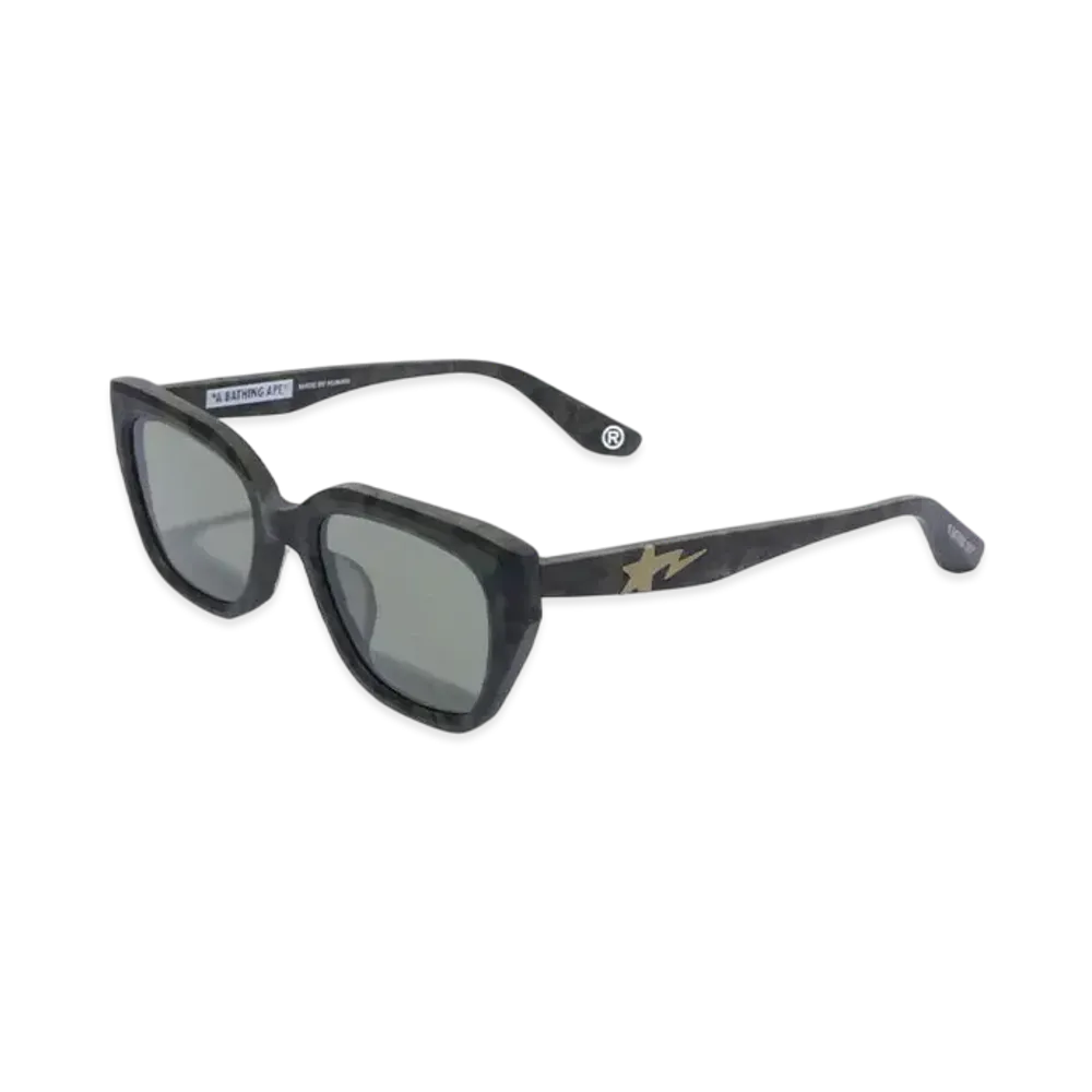 A BATHING APE Sunglasses #4 "Green"