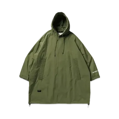 TIGHTBOOTH Hooded Big Coat "Olive"