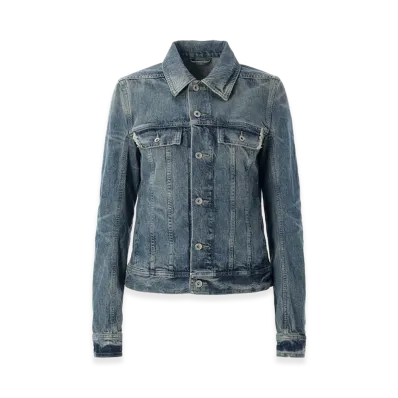 Rick Owens DRKSHDW Women's Coats "Washed Indigo"