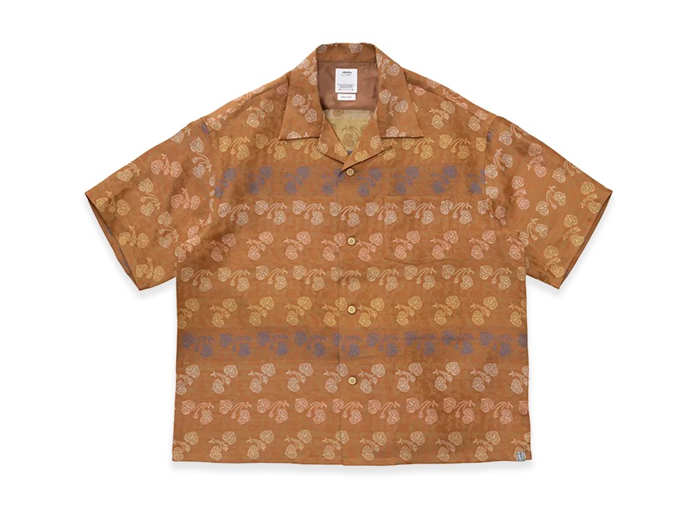 visvim Keesey SP Shirt S/S (W/Si/Li) "Brown"