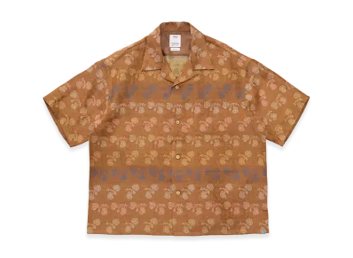 visvim Keesey SP Shirt S/S (W/Si/Li) "Brown"