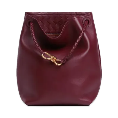 Bottega Veneta Andiamo Bucket "Barolo"